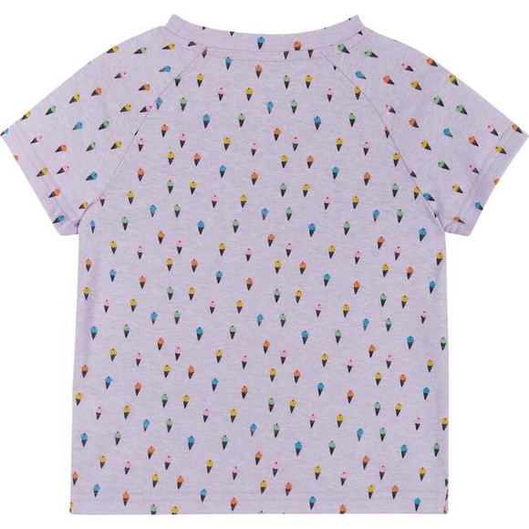 NWT Andy & Evan Girls 4T Purple Ice Cream Tee - Picture 2 of 8